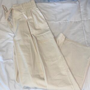 Sienna Sky Cream Wide Leg Pants